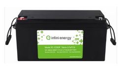 Infini Energy - Model 12V200Ah - SLA Replaced Lithium Battery