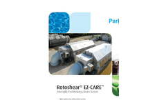 Rotoshear Internally Fed Rotating Wedgewire Drum Screen EZ Care Brochure