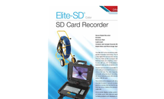 Model Elite-SD - Closed Circuit Pipeline Inspection System Brochure