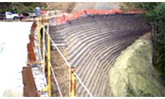 Geogrid for Block Faced Retaining Walls
