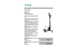 IDEA - Model IML20000M - Lighting Tower - Brochure