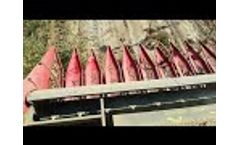 Tianren Sunflower Header Harvesting  - Video