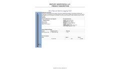 Century Geophysica - Model 9012 - Natural Gamma Logging Tool Brochure