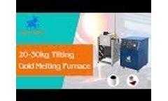 Induction Metal Melting Furnace, Tilting Type Furnace for Gold, Silver, Copper Smelting - Superbmelt Video