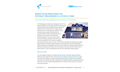 Energy Usage Monitoring and Efficiency Measurement in a Display Home - Application Note