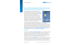 Flare Stack Monitoring Minimizes Environmental Impact - Application Note
