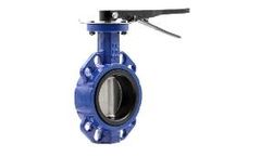KEFA - Model KF-1200 - Wafer Type Backed Seat Butterfly Valve