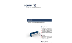 rqmicro - Manual Immunomagnetic Separator (MIMS) rochure