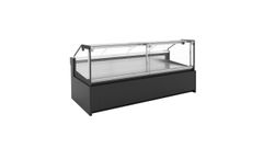 Proso - Model Tiger FG - Flat Glass Serve-Over Counter for Dairy Products