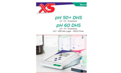 Giorgio Bormac - Model pH 50+DHS - Benchtop pHmeter Digital Microprocessor Brochure