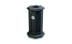 Green City - Model XAD75 - Cast Iron Ground Litter Bins