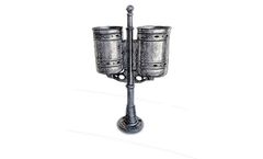 Green City - Model EK35L - Post Mounted Litter Bins