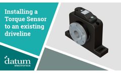 Installing A Torque Sensor To An Existing Driveline - Video