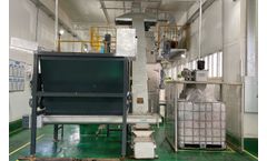 Printing & dyeing sludge treatment and drying method