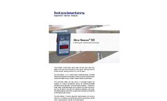 Intoximeters - Model Alco-Sensor III - Pocket-Sized, Handheld Breath Alcohol Tester - Brochure