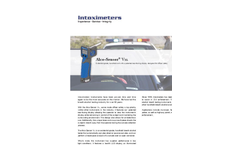 Intoximeters - Model Alco-Sensor VXL - Handheld Microprocessor-Driven Alcohol Testing Instrument - Brochure