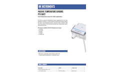 HK Instruments - Model PTE-Duct - Duct Temperature Sensor for HVAC Applications Brochure