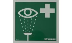 Krusman - Model KND545 - Eyewash Sign