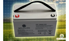 Light Catcher - Model TP-100A12V - Solar Specific 100Ah 12V Volt Deep Cycle AGM Battery