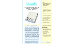 	J.U.M. - Model W600 - Compact Wall or Panel Mount Heated FID Analyzer - Brochure
