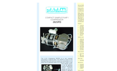 J.U.M. - Model 2825PD - Compact Compressor or Sample Pump - Brochure