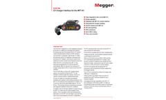 Megger - Model EVX100 - Electric Vehicle Charge-Point Adaptor - Brochure