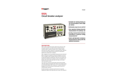 Megger - Model MIT525/2, MIT1025/2, MIT1525/2 - Insulation Resistance Testers - Brochure