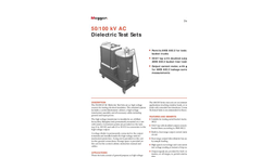 Megger - Model DELTA 4000 series - 12 Kv Power Factor/Tan Delta Tester - Brochure