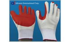 AIC - Polycotton Laminated Latex Gloves