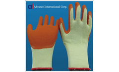 AIC - 5 Threads Polycotton Latex Gloves