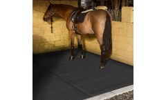 Fapre - Rubber Horse Stall Mat (6ft x 4ft) Bubble Top