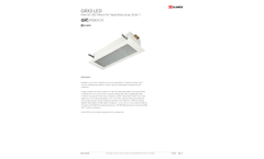 Glamox - Model GRX3 - Explosion Proof Interior LED Lighting - Datasheet