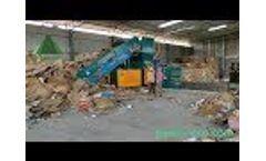 Baler machine export to India energy-saving type Video