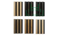 Hui Acoustics - Model PET - Wall Panel Decorative Wood Slats Polyester Fiber Acoustical Panel Felt Panel
