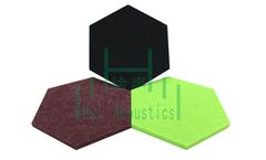 Hui Acoustics - Hexagon Polyester Acoustic Wall Panel Hexagon Polyester Acoustic Panels Hexagonal Board