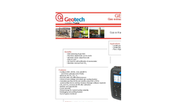 Geotech GEM 5000 Portable Landfill Gas Extraction Monitor - Datasheet