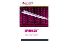 Oreon - Model Embrace - Multilayer LED Fixture - Brochure