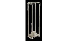 Vernacare - Model 505ZS001 - Small Bowl Dispenser Rack