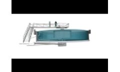 Wastewater Plant Clarifier 3D Model Animation Video