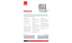 Itron - Gallus - Model 2000 - Diaphragm Gas Meter Brochure