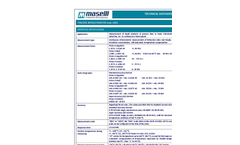 Maselli - Model URX1 - Intrinsically Safe Process Digital Refractometer - Brochure