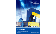 WastePac - Model HX400-38T - Semi-Automatic Balers Brochure