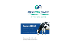 Ocean Harvest - Model OceanFeed - Seaweed Ingredient for Bovine - Brochure