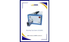Labdex - Model LX1010BTS - Blood Bag Tube Sealer - Brochure
