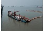 HID - Model HID-CSD5522 - 4500m3/h flow capacity cutter suction dredger for Yangtze River Dredging