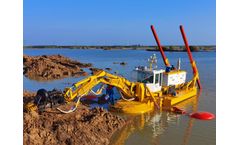 HID - 800m3/h Capacity Amphibious Multipurpose Dredger for Shallow Water Dredging