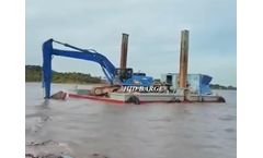 HID - Multipurpose Excavator Barge for Backhoe Sand Dredging/Sand Mining in the River