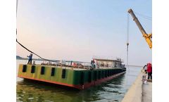 HID - Model 30M - Large Floating Pontoon for Excavator Supporting and Transporting