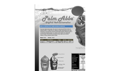 Misco - Model PA202 - Dual-Scale Digital Refractometer Brochure