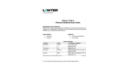 Lawter - Model Terlon 1143 A - Drying Oil Modified Linear Polyester - Brochure